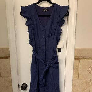 Navy blue dress